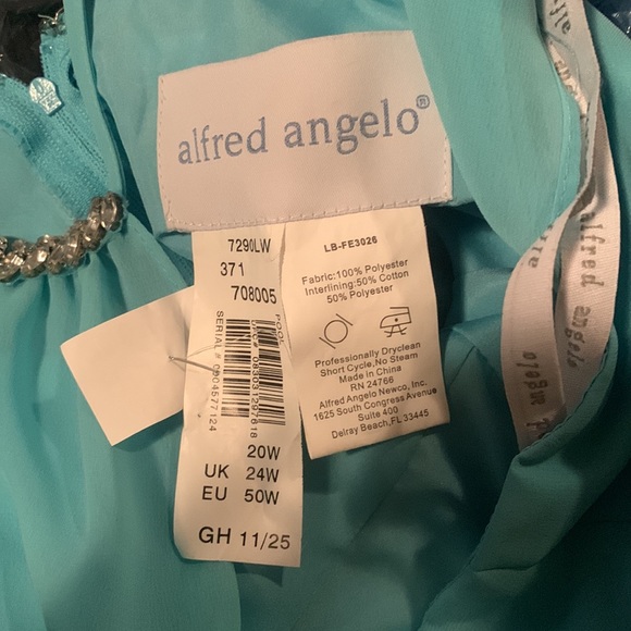 7290L HighHalter Neckline Chiffon Bridesmaid Dress - Picture 4 of 4